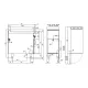 Gaasiga sile grillplaat neutraalse kapiga 90 FTL-94G (09230451)