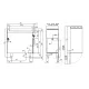 Gaasiga sile grillplaat neutraalse kapiga 90 FTL-912G (0923125B)