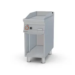 Gaasiga grillplaat ribiline, neutraalse kapiga 90 FTR-94G
