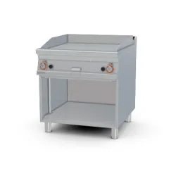 Gaasiga grillplaat ribiline, neutraalse kapiga 90 FTR-98G