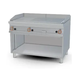Gaasiga grillplaat 1/3 ribiline, neutraalse kapiga 90 FTLR-912G