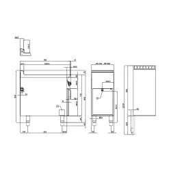 Elektriline fritüür neutraalkapiga 8+8 L 90 MARINE F2/8-94ETX