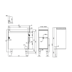 Elektriline fritüür neutraalkapiga 18L 90 F18-94ET