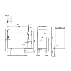 Elektriline fritüür neutraalkapiga 25+25L 90 MARINE F2/25-98ETX