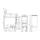 Gaasiga fritüür neutraalse kapiga 8+8 l 90 F2/8-94G (09260452)