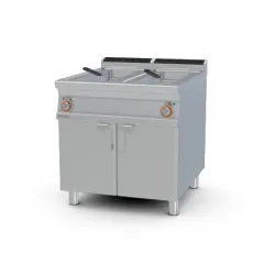 Gaasiga fritüür neutraalse kapiga 18+18L 90 F2/18-98G