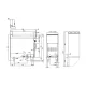 Gaasiga fritüür neutraalse kapiga 25+25L 90 F2/25-98G (09260851)