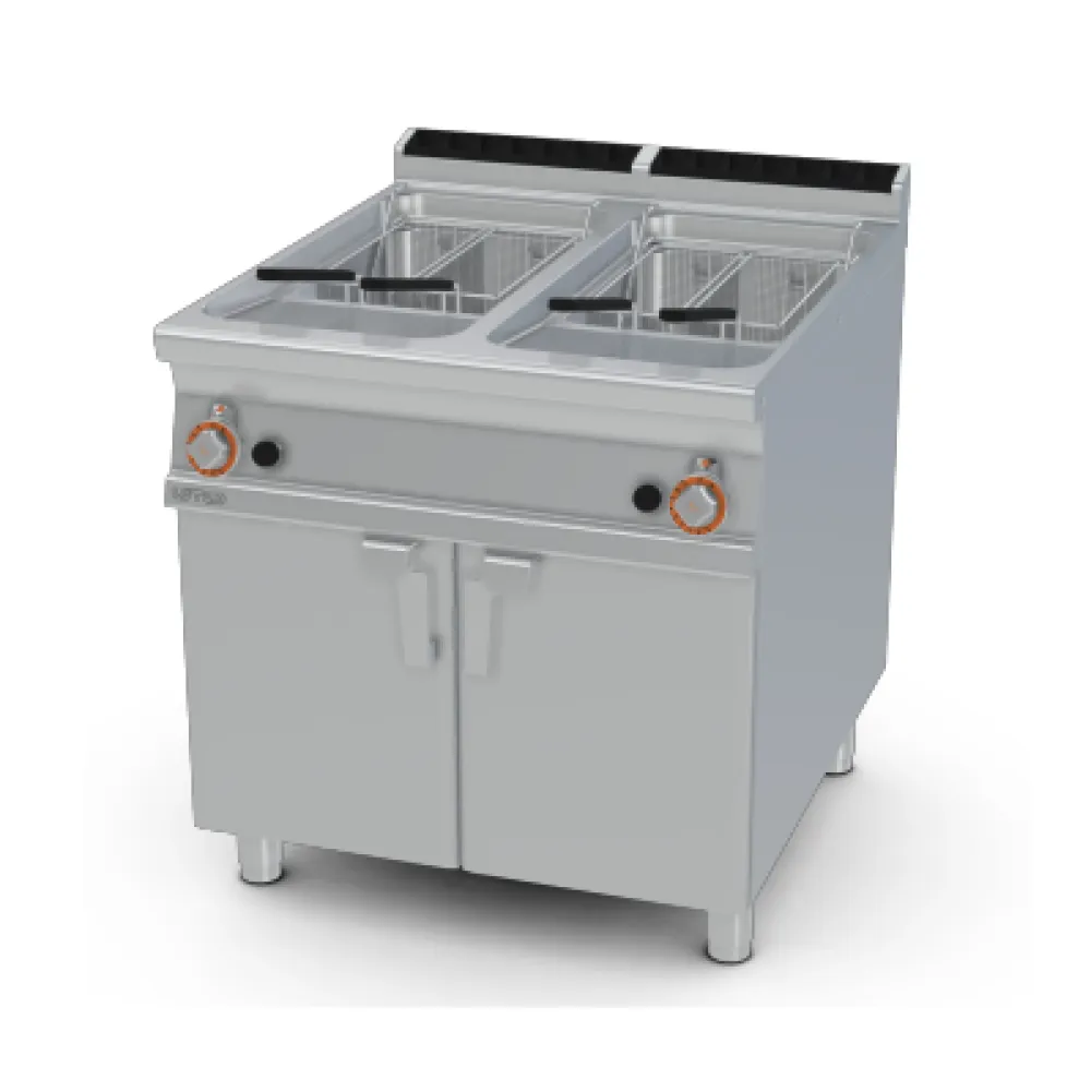 Gaasiga fritüür neutraalse kapiga 23+23L 90 F2/23-98GVP (09330851)