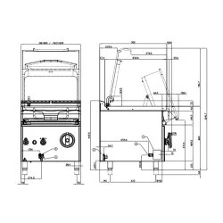 Elektriline sügav pann AUTOMATIC 80L 90 MARINE BRM80-98ETX
