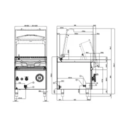 Elektriline sügav pann MANUAL 120L BR120-912ETX