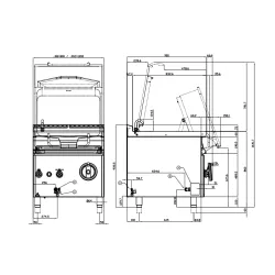 Elektriline sügav pann AUTOMATIC 120L 90 MARINE BRM120-912ETX