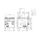Gaasiga kallutatav praepann MANUAL 80 l 90 MARINE BR80-98G (09340850)