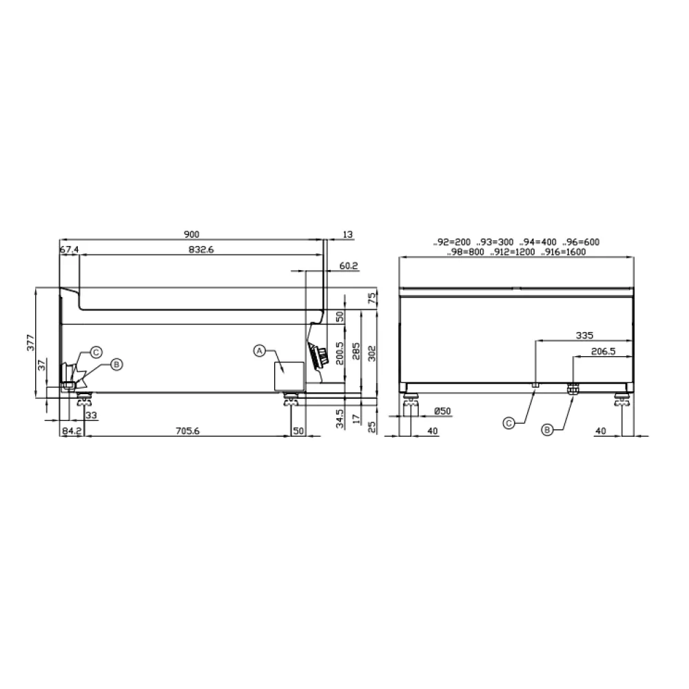 Elektriline grill 90 MARINE CWT-94ETX (19080430X)