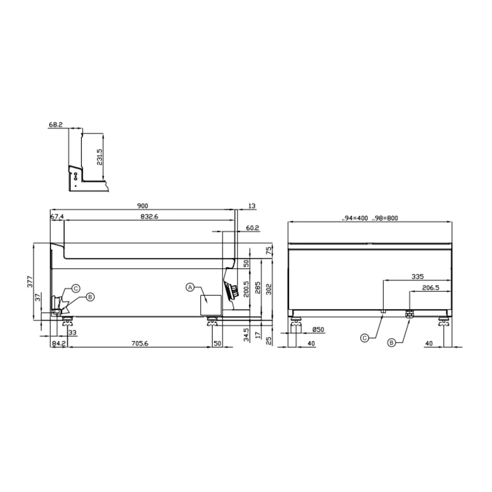 Elektriline fritüür 8+8L 90 MARINE F2/8T-94ETX (19090432X)