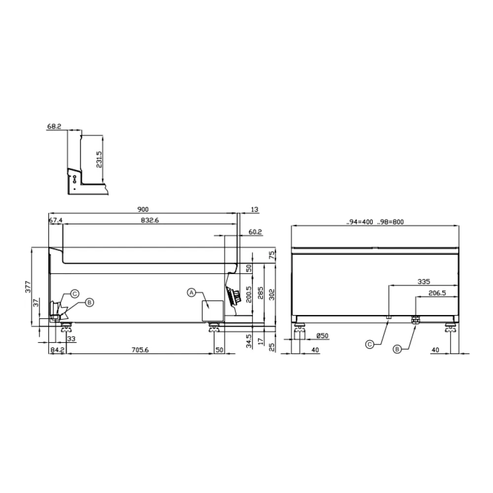 Elektriline fritüür 13L 90 MARINE F13T-94ETX (19090430X)