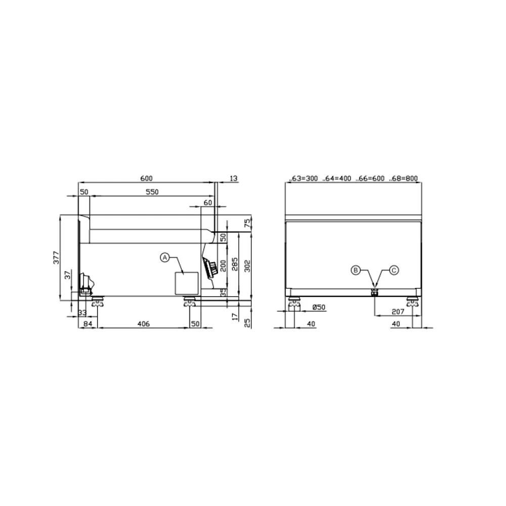 Gaasipliidiplaat TPT-64G (16290450)