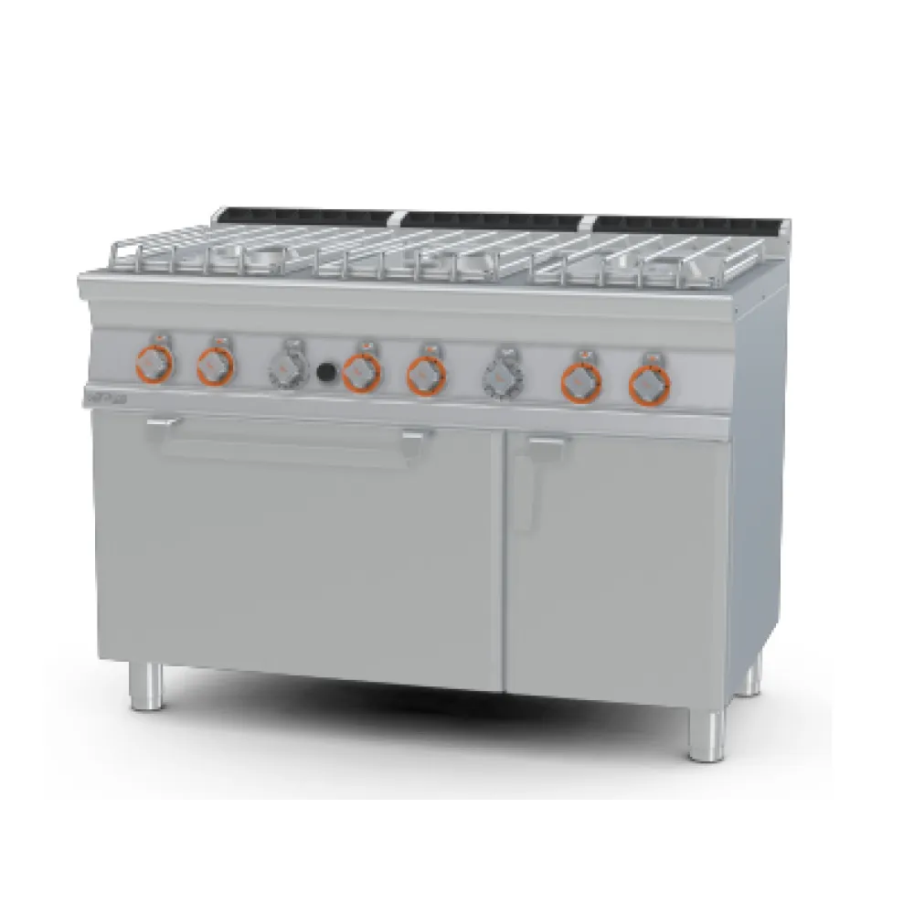 Gaasipliit gaasiahjuga, 6 põletit 70 CF6-712GPV (08681251)