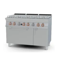Gaasipliit gaasiahjuga, 6 põletit 70 CF6-712GPV