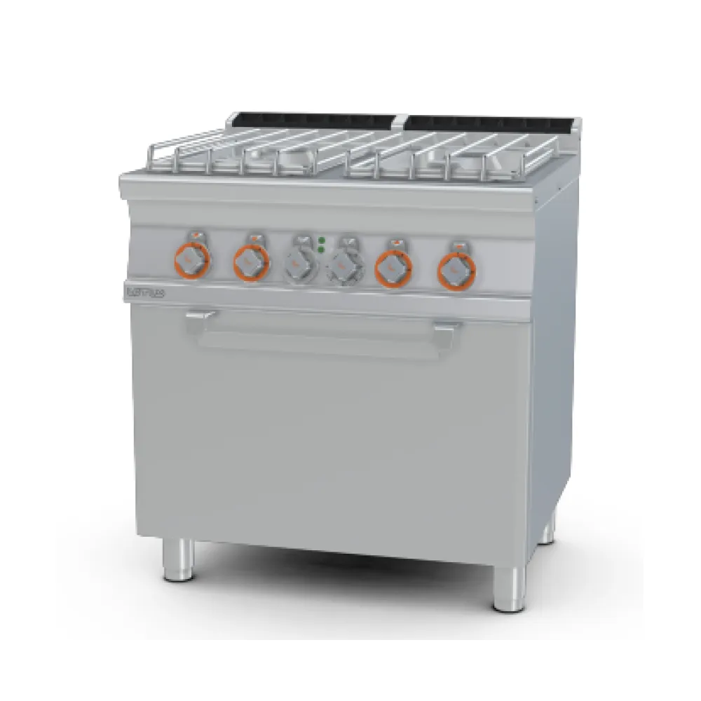 Gaasipliit elektriahjuga, 4 põletit 70 CF4-78GPE (08690860)