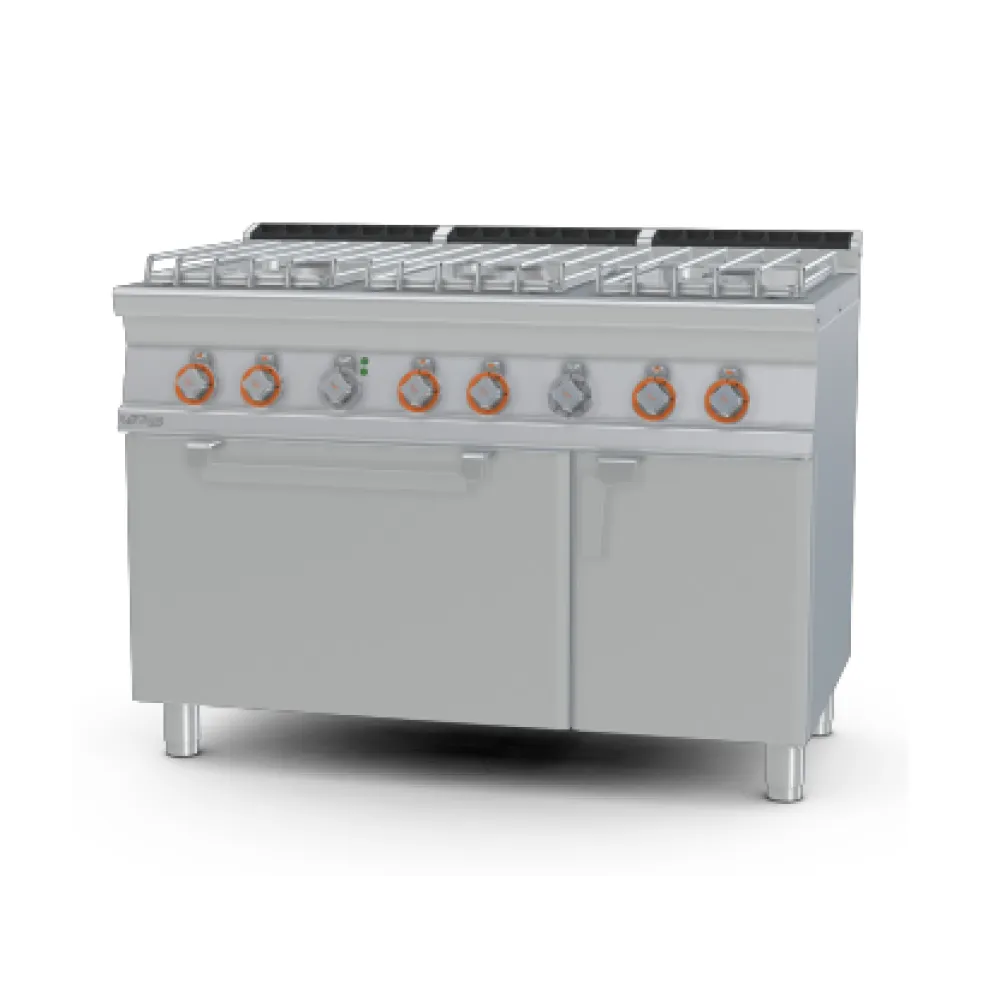 Gaasipliit elektriahjuga, 6 põletit 70 CF6-712GPEV (08691261)