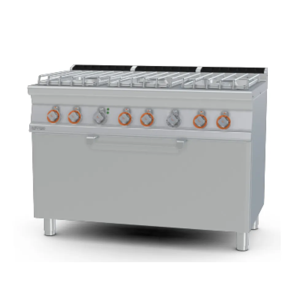 Gaasipliit elektriahjuga, 6 põletit 70 CF6-712GPE (08691260)