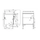 Gaasipliit elektriahjuga MULTIFUNCTION, 4 põletit 70 CFV4-78GPE/V (0880086A)