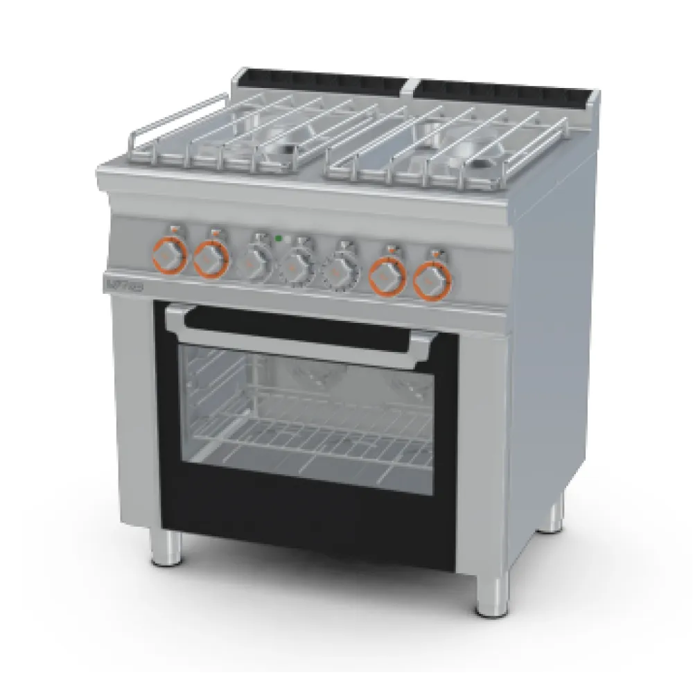 Gaasipliit elektriahjuga MULTIFUNCTION, 4 põletit 70 CFV4-78GPE/V (0880086A)