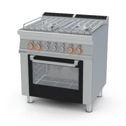 Gaasipliit elektriahjuga MULTIFUNCTION, 4 põletit 70 CFV4-78GPE/V