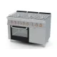 Gaasipliit elektriahjuga MULTIFUNCTION, 6 põletit 70 CFV6-712GPEV/V (0880126A)