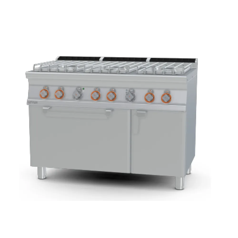 Gaasipliit elektriahjuga MULTIFUNCTION, 6 põletit 70 CFV6-712GPEV (08801260)