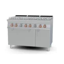Gaasipliit elektriahjuga MULTIFUNCTION, 6 põletit 70 CFV6-712GPEV