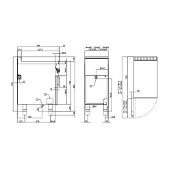 Gaasipliit alusega PC-712GP