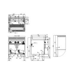 Gaasipasta keetja 25 L 70 CP-74G