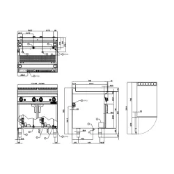 Gaasipasta keetja AUTOMATIC 25L 70 CPA-74G