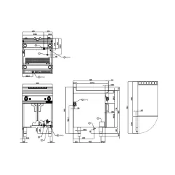 Gaasipasta keetja AUTOMATIC 40L 70 CPA-76G