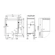 Gaasiga sile grillplaat neutraalse kapiga 70 FTL-78G (08230851)
