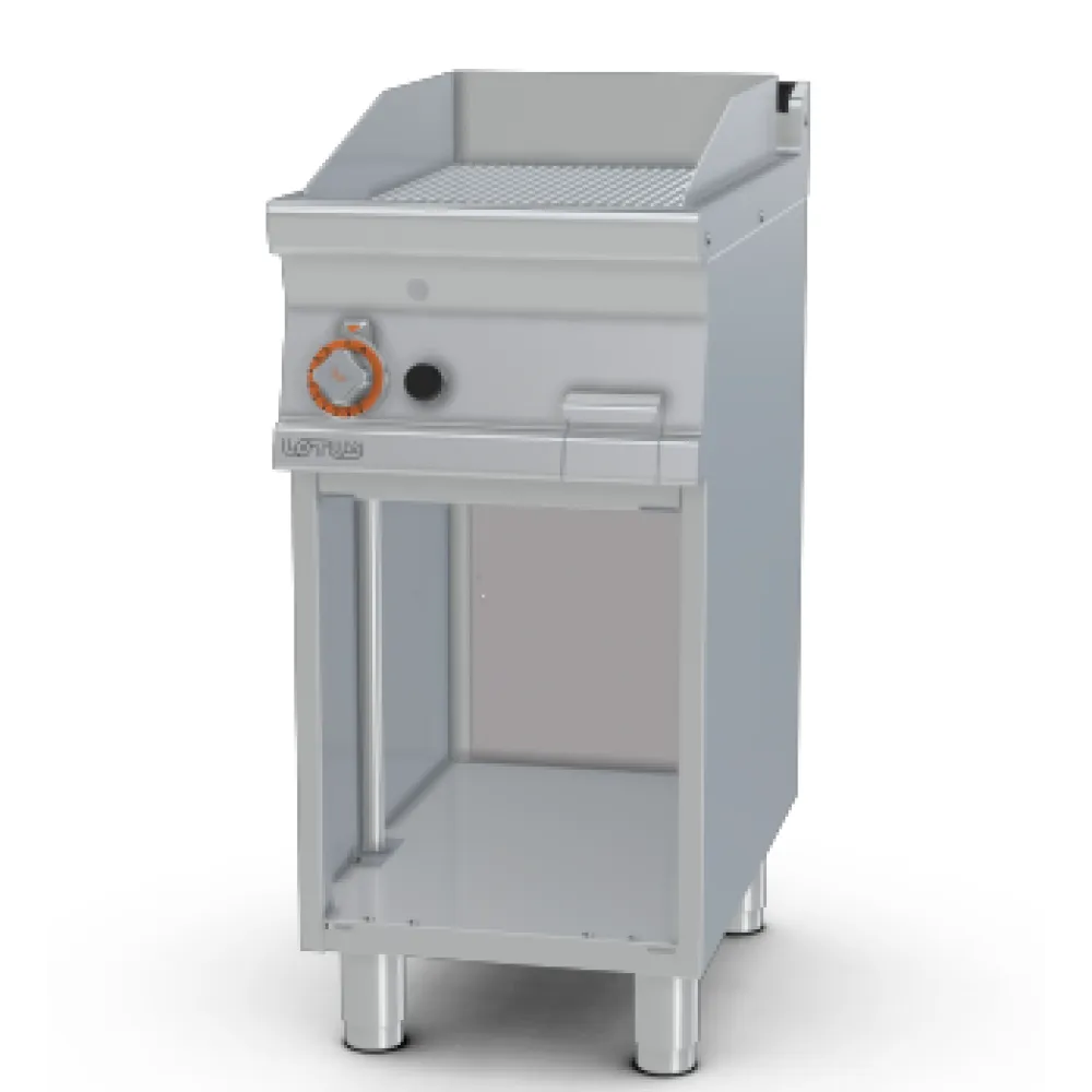 Gaasiga grillplaat ribiline, neutraalse kapiga 70 FTR-74G (08230453)