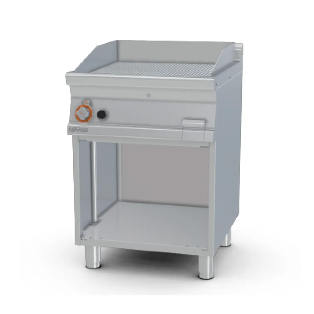 Gaasiga grillplaat ribiline, neutraalse kapiga 70 FTR-76G (08230653)