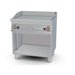 Gaasiga grillplaat ribiline, neutraalse kapiga 70 FTR-78G