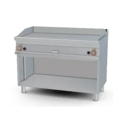 Gaasiga grillplaat ribiline, neutraalse kapiga 70 FTR-712G
