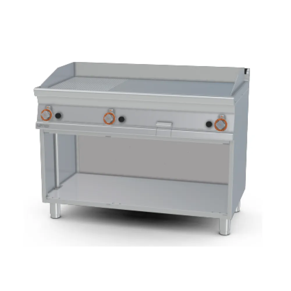 Gaasiga grillplaat 1/3 ribiline, neutraalse kapiga 70 FTLR-712G3 (0823125C)