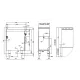 Gaasiga grillplaat 1/3 ribiline, neutraalse kapiga 70 FTLR-712G3 (0823125C)