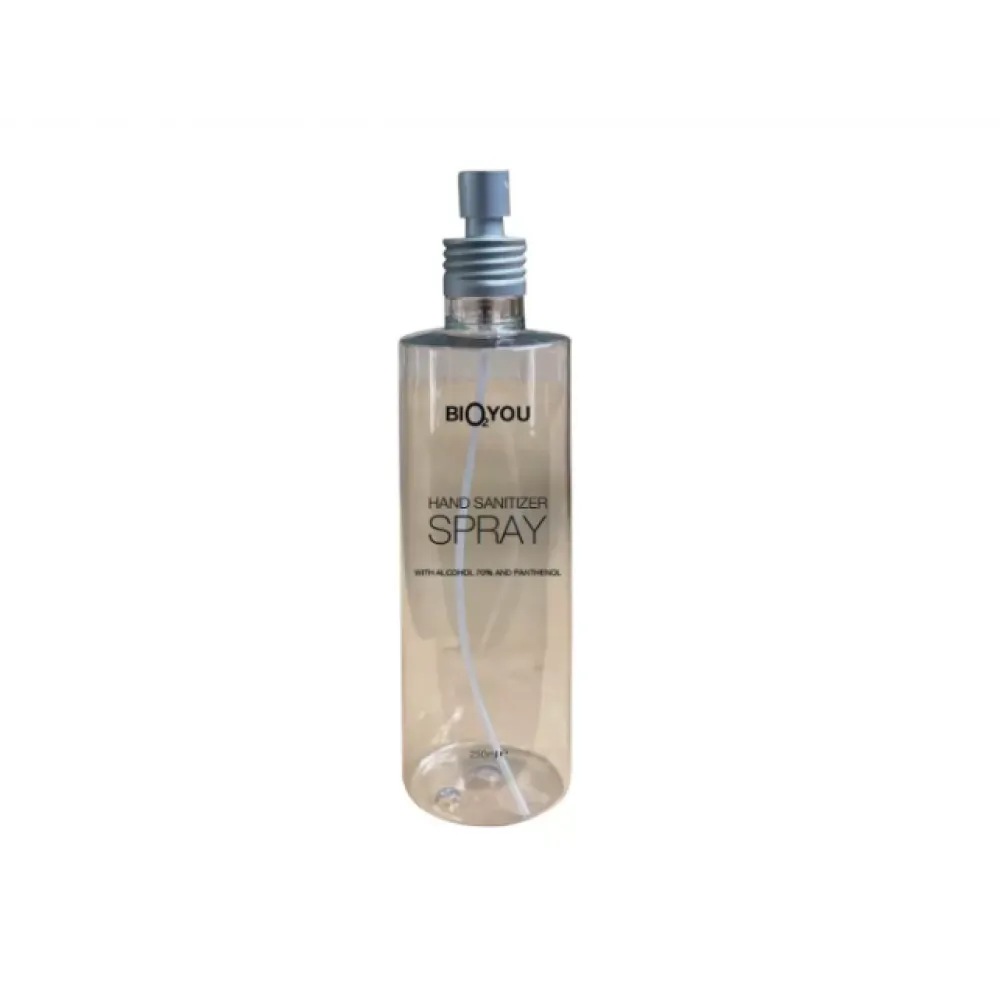 Bio2You Antiseptinis purškiklis 250ml su 70% alkoholiu ir Pantenoliu