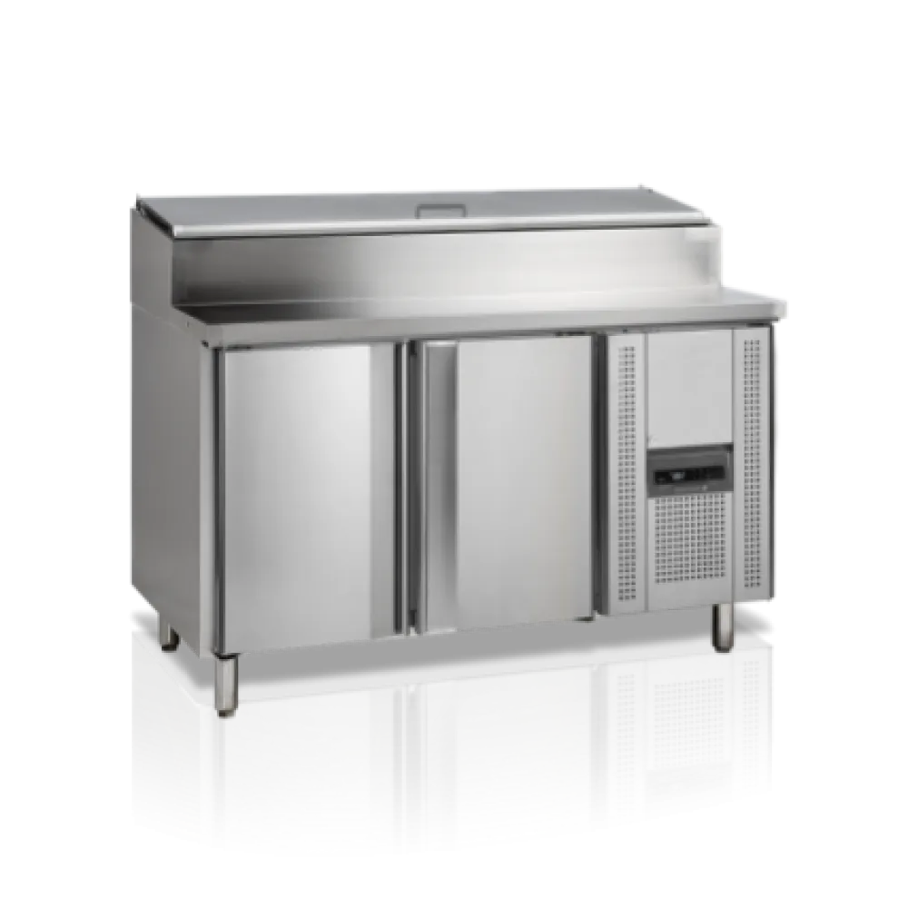 Comptoir de préparation de sandwich en acier inoxydable GN1/1 1360 mm