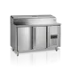Comptoir de préparation de sandwich en acier inoxydable GN1/1 1360 mm